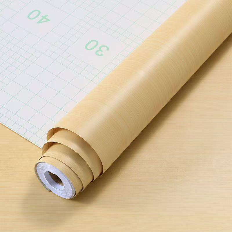 Thick Wood Grain Self-Adhesive Waterproof Wallpaper for Doors & Furniture Renovation