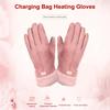 Electric Heated Gloves Mitten USB Heated Gloves Touch Screen Winter Warm Gloves Hand Warmer Thermal For Outdoor Skiing Riding