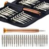 25-in-1 Leather Case Screwdriver Set. Can Repair Most Mobile Phones/computers/cameras/game Consoles/watches Disassembly Tools