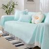 Couch Cover Little Fresh Sofa Cushion Cover Non-slip Lace Sofa Towel Soft Protective Case Ice Silk Sofa Cover Summer Couch Mat
