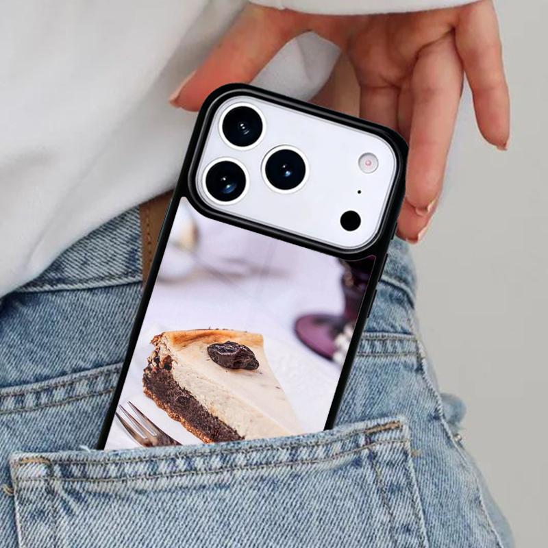 Cake Art Fancy Desert Phone Case for iPhone 16e 15 14 13 12 17 Pro Max Plus Air 17pro Cover Coque