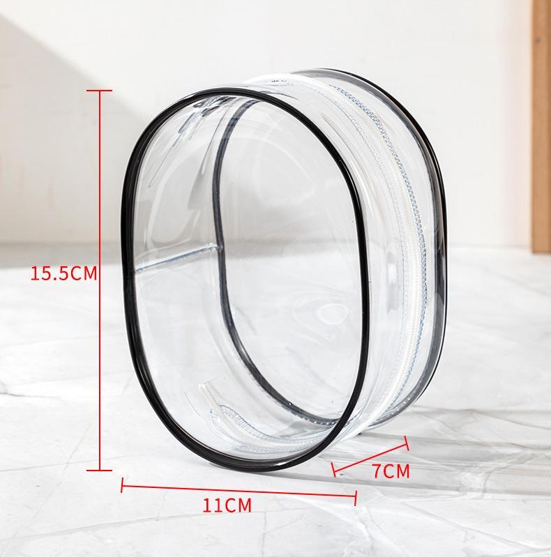 15cm Labubu Průhledný Ochranný Kryt Monstrum Hračka Elf Panenka Kryt Úložný Box Roztomilý Elf Plyšák Kryt na Display pro Party Panenky