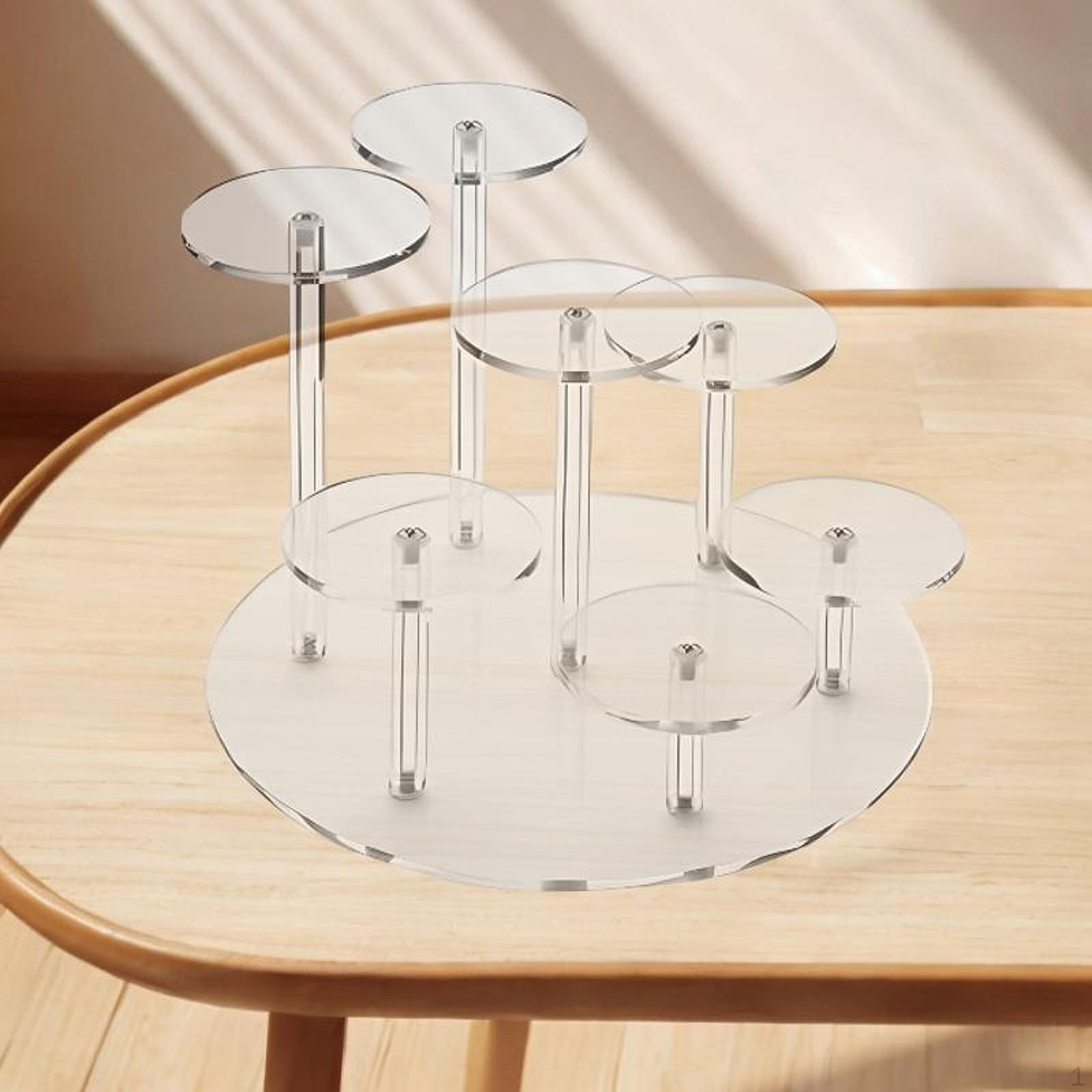 

Акриловая стойка для дисплея, стойка для кексов, 7 ярусов, многоуровневый держатель, витрина для часов, десертов