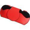 PU Leather Car Glasses Case Auto Sun Visor Glasses Holder Sunglasses Clip Card Ticket Holder Organizer Universal Car Accessories