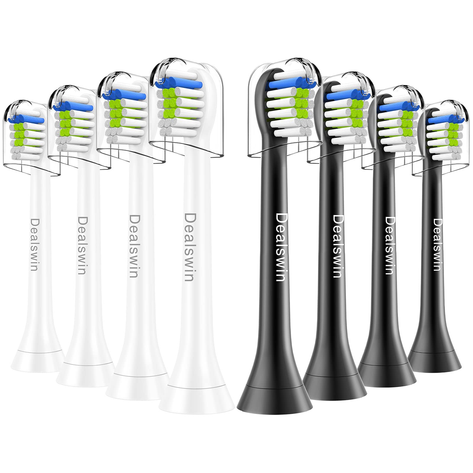 

Сменная мини-щетка Dealswin, совместимая с электрической зубной щеткой Philips Sonicare, для удаления зубного налета и отбеливания, компактная, DiamondClean, удаление налета, +