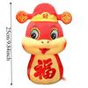 Rich Snake Plush Doll Toy Cute Lucky Snake Doll Plushies 2025 Snake Year Mascot Toy  Home Decor