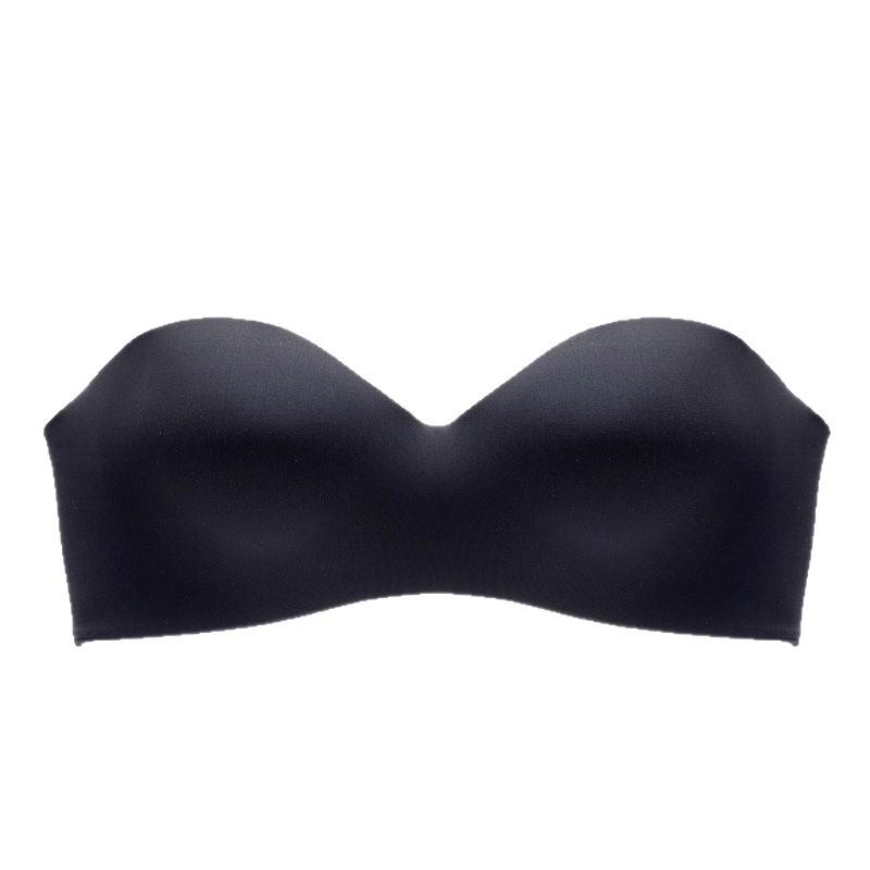 Women's Seamless Adjustable Strapless Marshmallow Bra - Wire-Free, Anti-Slip, Side Support
