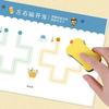 Preschool Handwriting Practice Book with 36 Reusable Pages for Fine Motor Skills and Writing Training