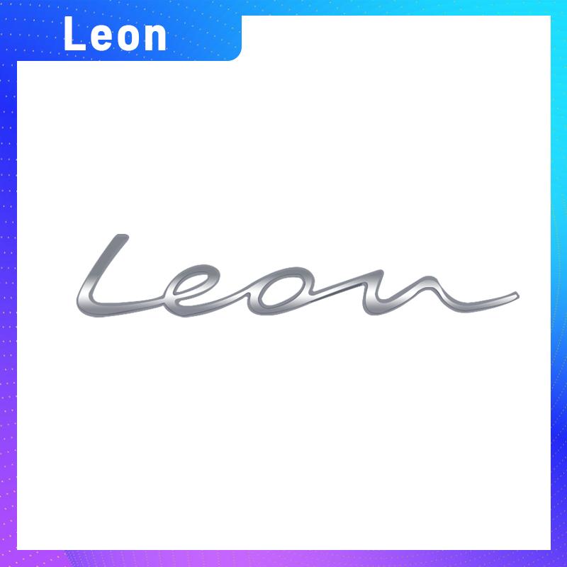 1PCS Metal For Seat Leon Logo Cupra Emblem Car Rear Trunk Sticker Body Sign Badge Letter Decoration Styling