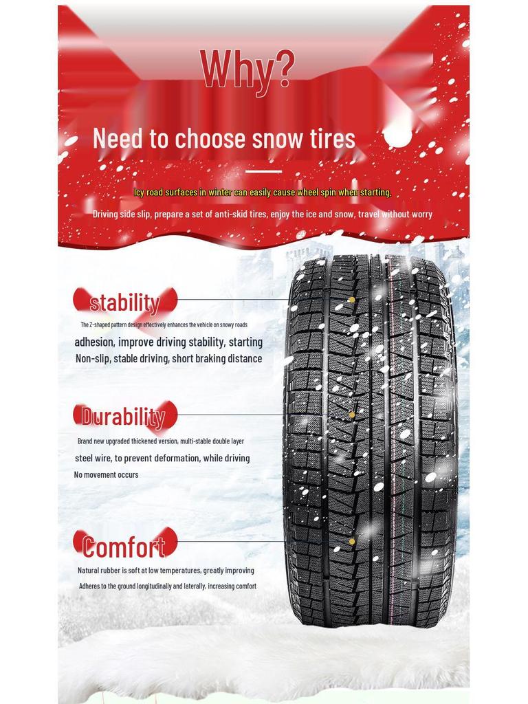 Rutschfeste SchneeReifen 235/65R18 für Cadillac Escalade, Touran H5, Santa Fe