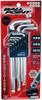 SK11 Ball Point Hex Wrench Inch SLBW09ISL Set, Size, 9-Piece Set, Approx. 25° Inclination, Semi-Long,