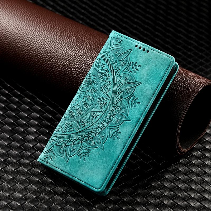 Magnetic Case On sFor OnePlus Nord CE4 Case Mandala Leather Flip Cover On For Oneplus Nord CE 4 Phone Cases One Plus CE4 Fundas