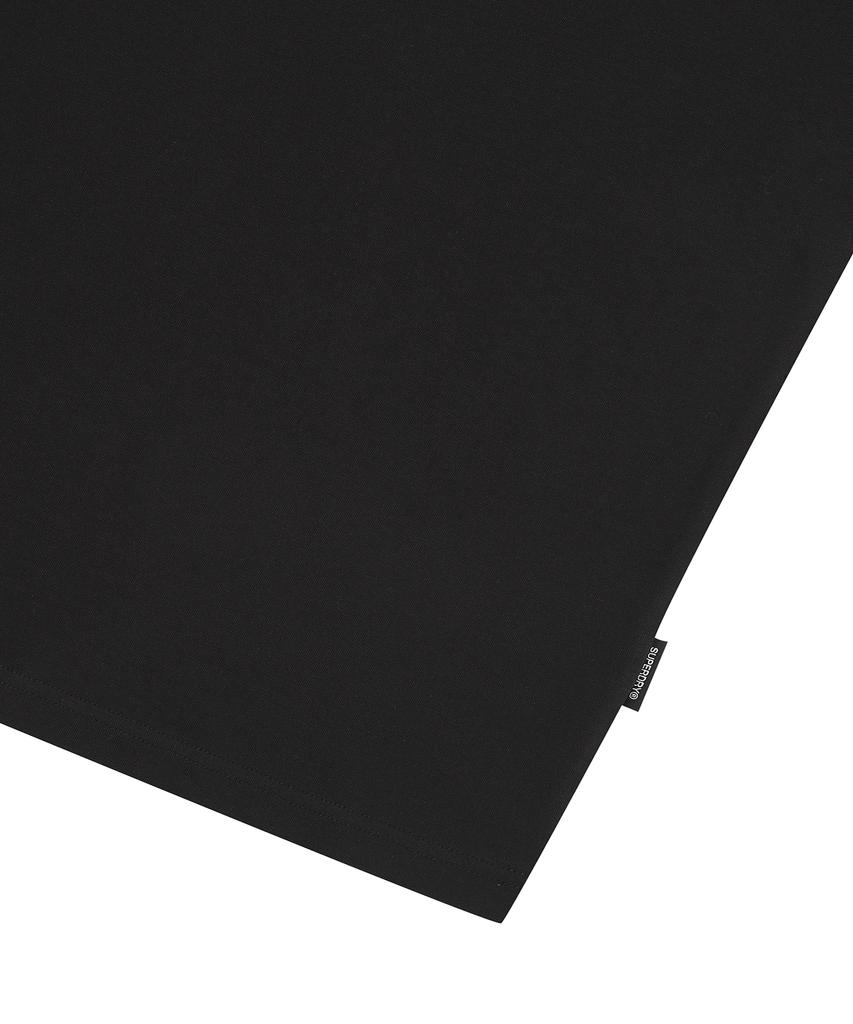 Syupeodeulai Essential Logo T-Shirt Black Sduiscq11Blk