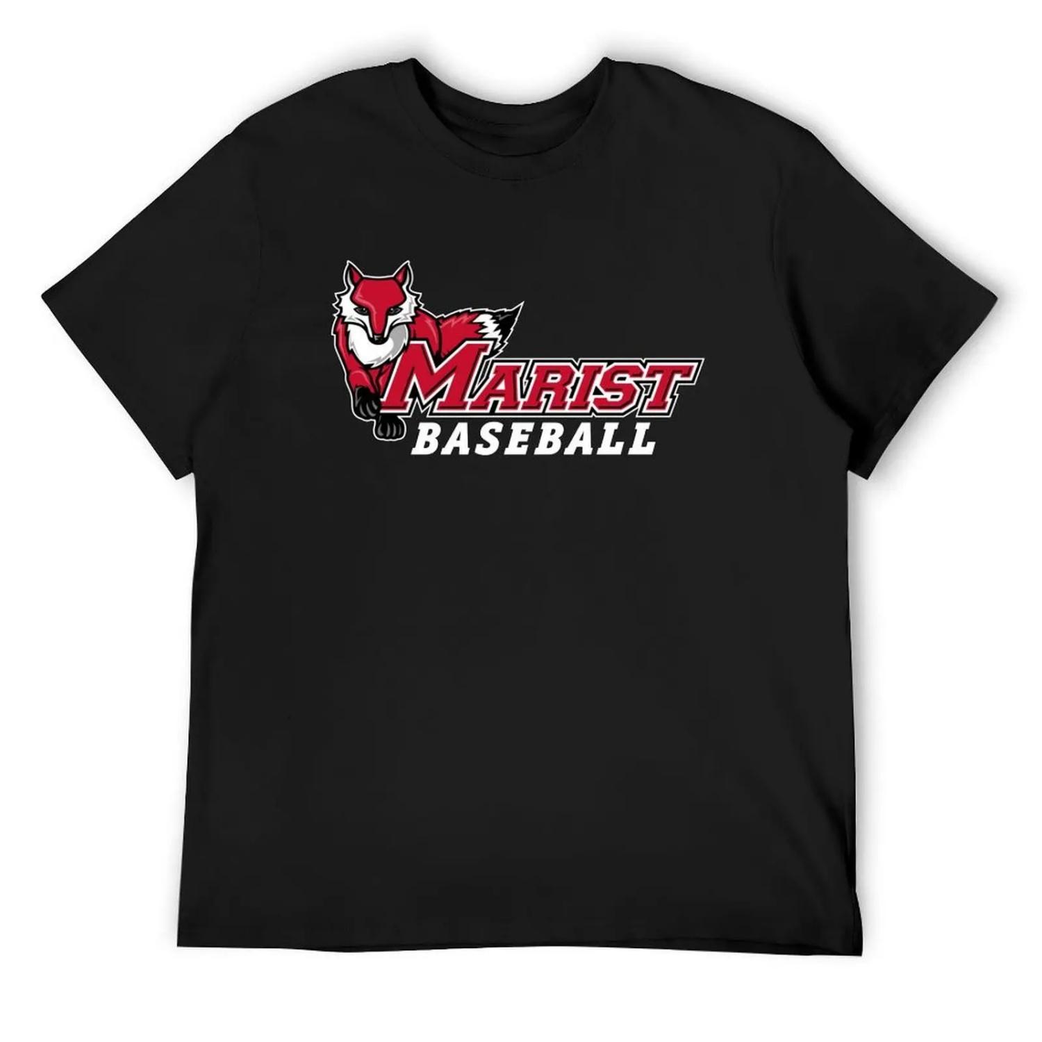 marist red foxes baseball T-Shirt affliction shirts cute clothes cotton man t-shirts Personalized t-shirt Men s t-shirts S