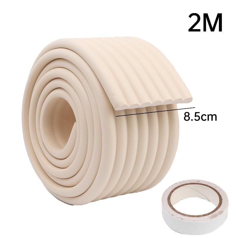 W Shaped Edge Bumper Strip Thick Soft High Elastic Cushion Self Adhesive for Baby Home Furniture Safety Protection