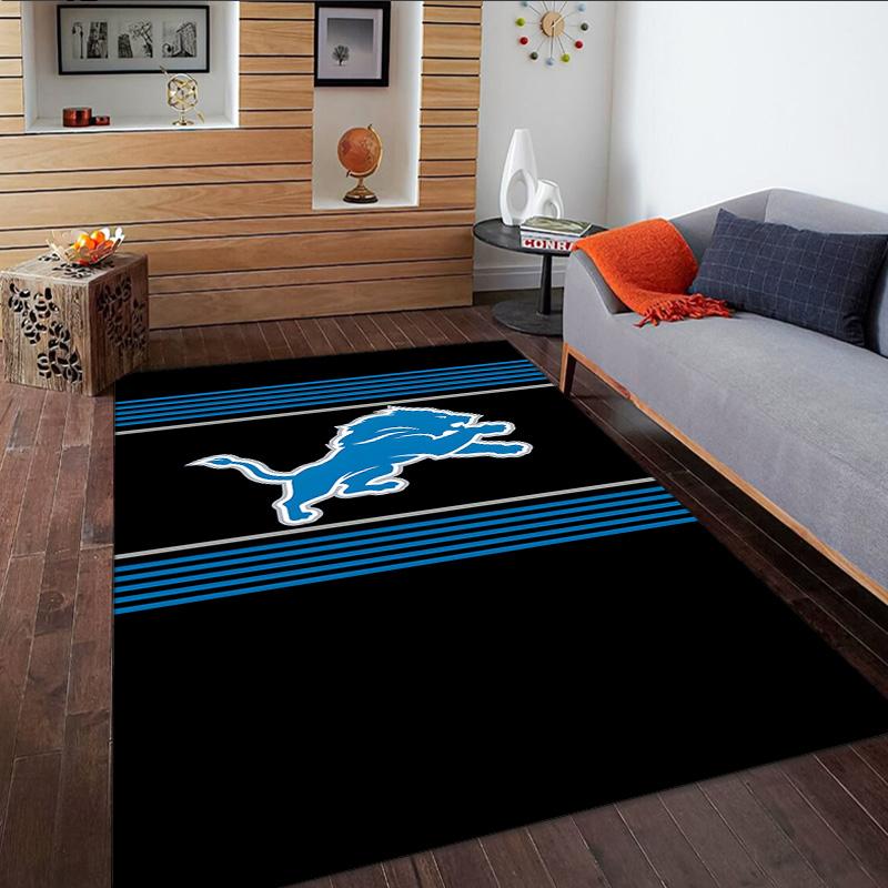 Detroit Team Spirit Carpet, Kitchen Rugs, Yoga Mat, Non-Slip Mats, Rug for Bathroom, Living Room bedroom, Camping Rugs Christmas Gift