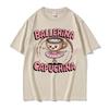 Italian Brainrot T Shirts Cute Ballerina Capuchina Funny Coffee Meme Kawaii T-shirt Men Women Retro Short Sleeve T-shirts