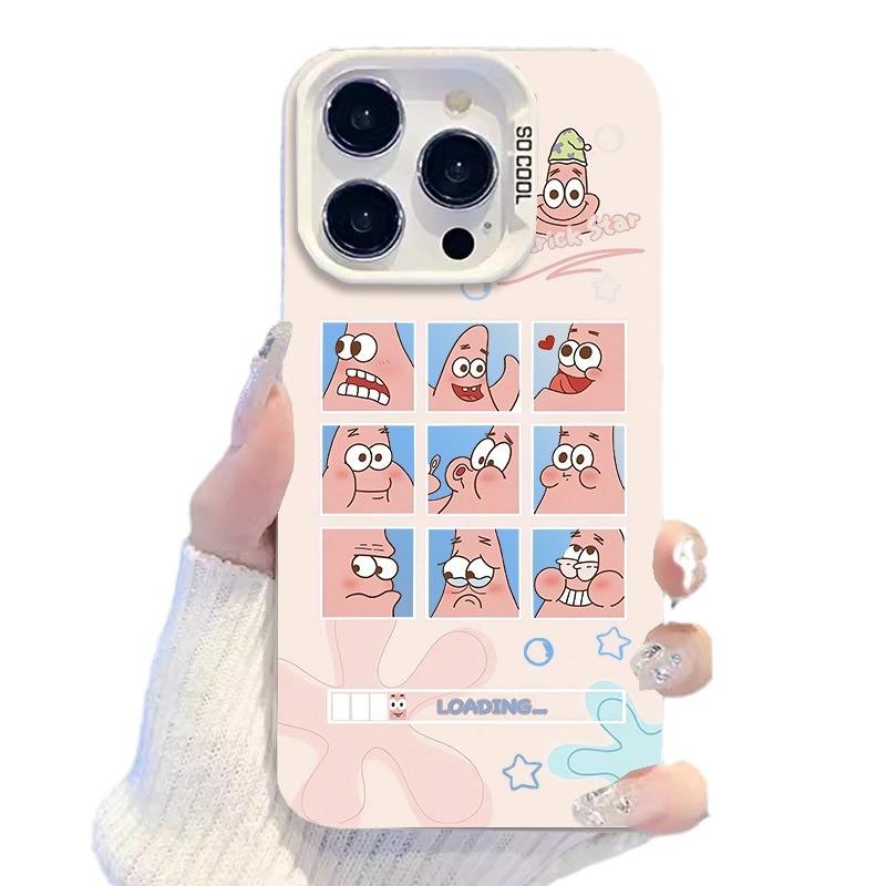 Apple 11/11/11 Couple Phone Case Patrick Star 11Promax Cartoon New Jiugongge SpongeBob SquarePants