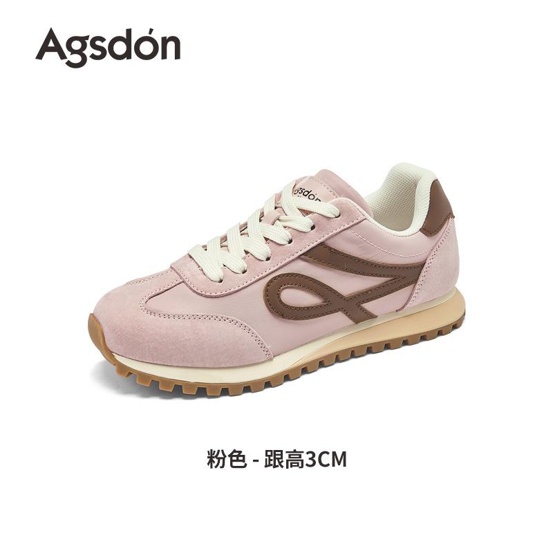 Augustine Pink Ballet Training Shoes Women's 2025 New Autumn Flat Baseplate Shoes Sports and Leisure Forrest Gump Shoes