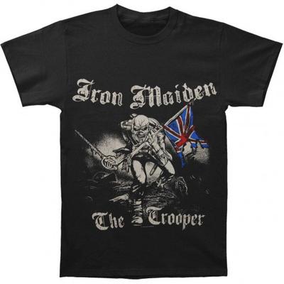 Iron Maiden Unisex Adult Sketched Trooper Back Print T-Shirt