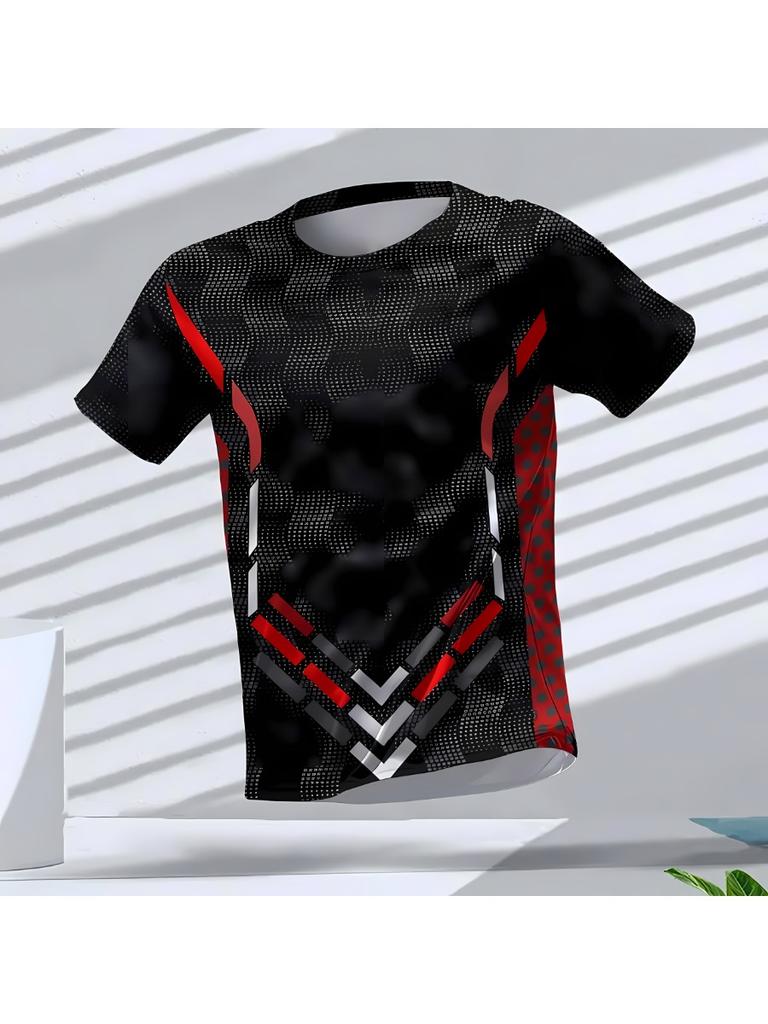 Sommer Neu 3D Gedruckt Bestseller Outdoor Laufen Atmungsaktiv und Schnelltrocknend Fitness Kleidung Lässig Herren