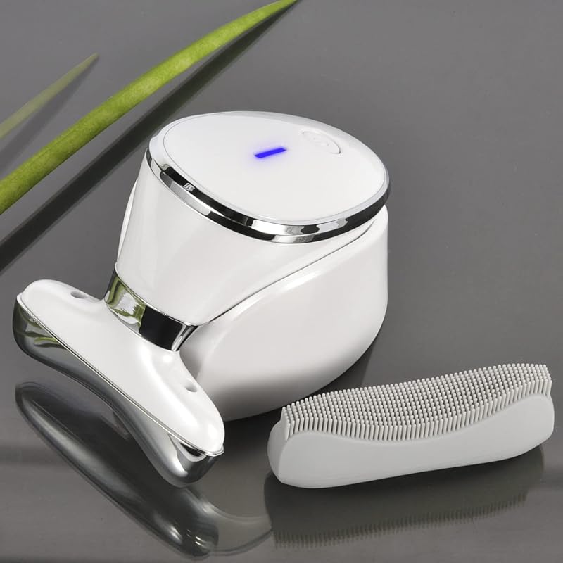 

Beapro bpro electric facial cleansing brush EMS ultrasound T-shaped facial device cleansing Foaming facial cleansing brush cordless Splash proof IPX5