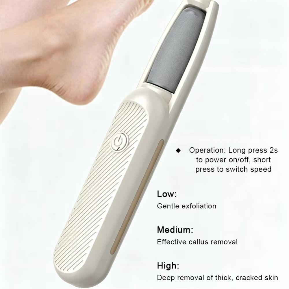 Exfoliating Electric Callus Remover Adjustable Foot Grinder Electric Foot File Home Use