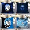 A-Atalanta B-Bergamasca Calcio Pillow Case Square Pillow Bedroom Sofa Leisure Comfort Cushion Living Room Home Decoration 40X40