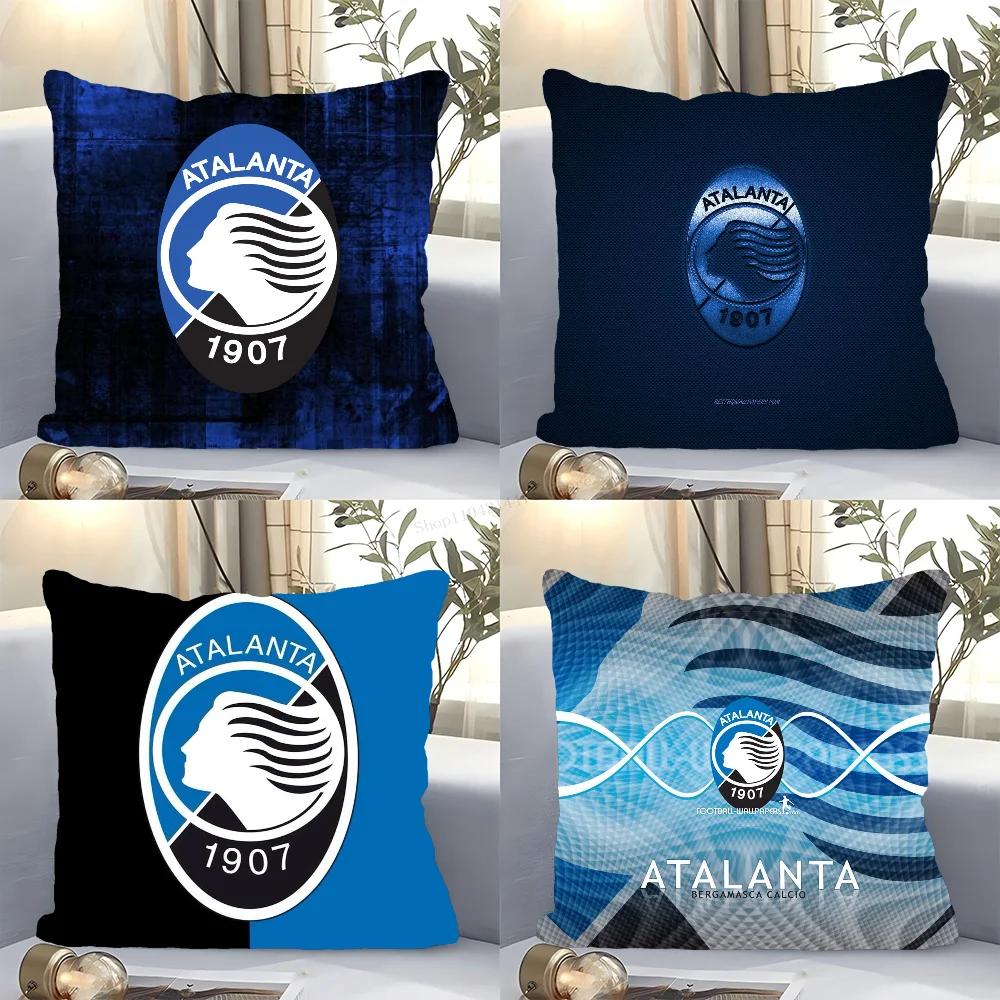 A-Atalanta B-Bergamasca Calcio Pillow Case Square Pillow Bedroom Sofa Leisure Comfort Cushion Living Room Home Decoration 40X40