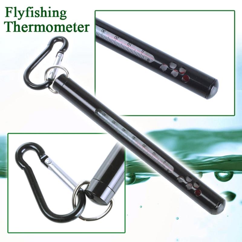 1 Pc Fishing Thermometer Stream Water Temperature Measurement Fly Fishing Water Thermometer Fishing Accessories Tools
