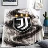 1PC Juventus Football Club Patterned Flannel Blanket Suitable For All Seasons for Home Decor Warmth and Comfort Gifts Holiday Present