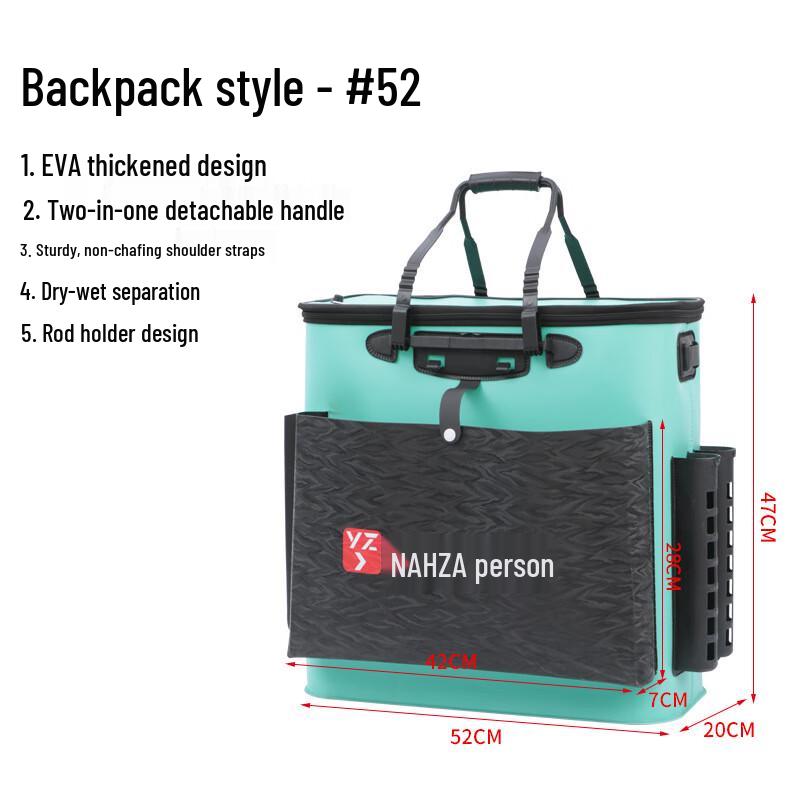 Brangdy Large Capacity Fishing Backpack 25x20x41 cm