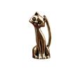Alloy Witch Cat Figurine Vintage Finish Fine Carvings Perfect For Halloween Home Desktop Gothic Decor