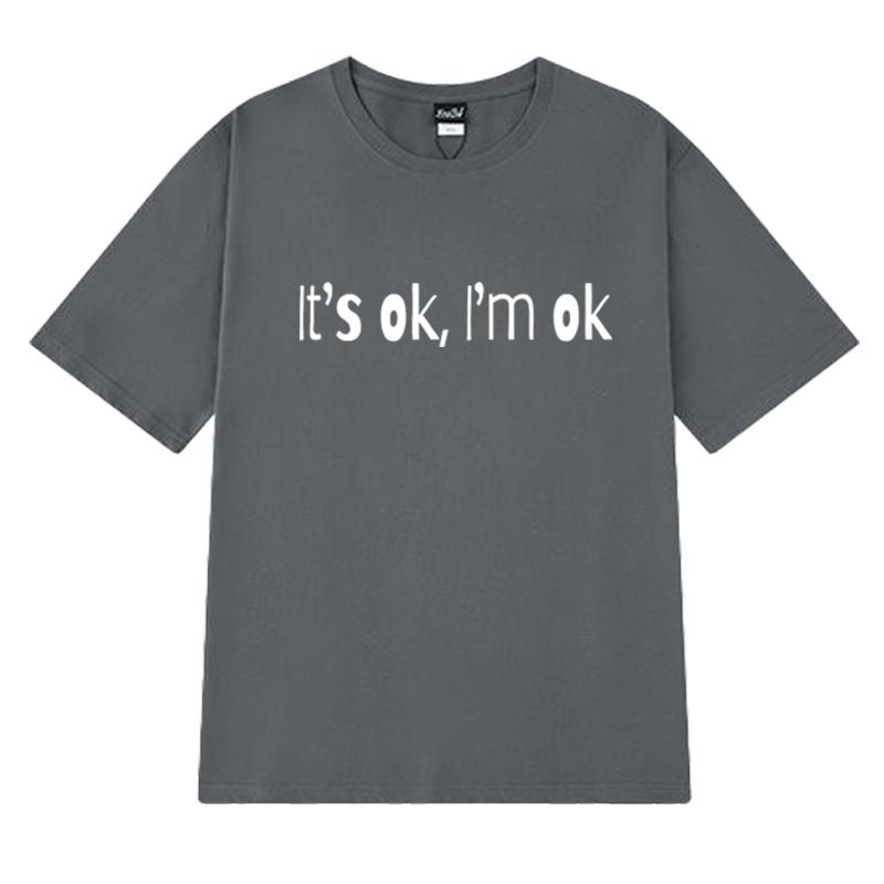 Hot Singer Tate McRae Its Ok, Im Ok Music T Shirt Men Women Fashion Y2k Short Sleeve T-shirts Unisex Oversized 100% Cotton Tops