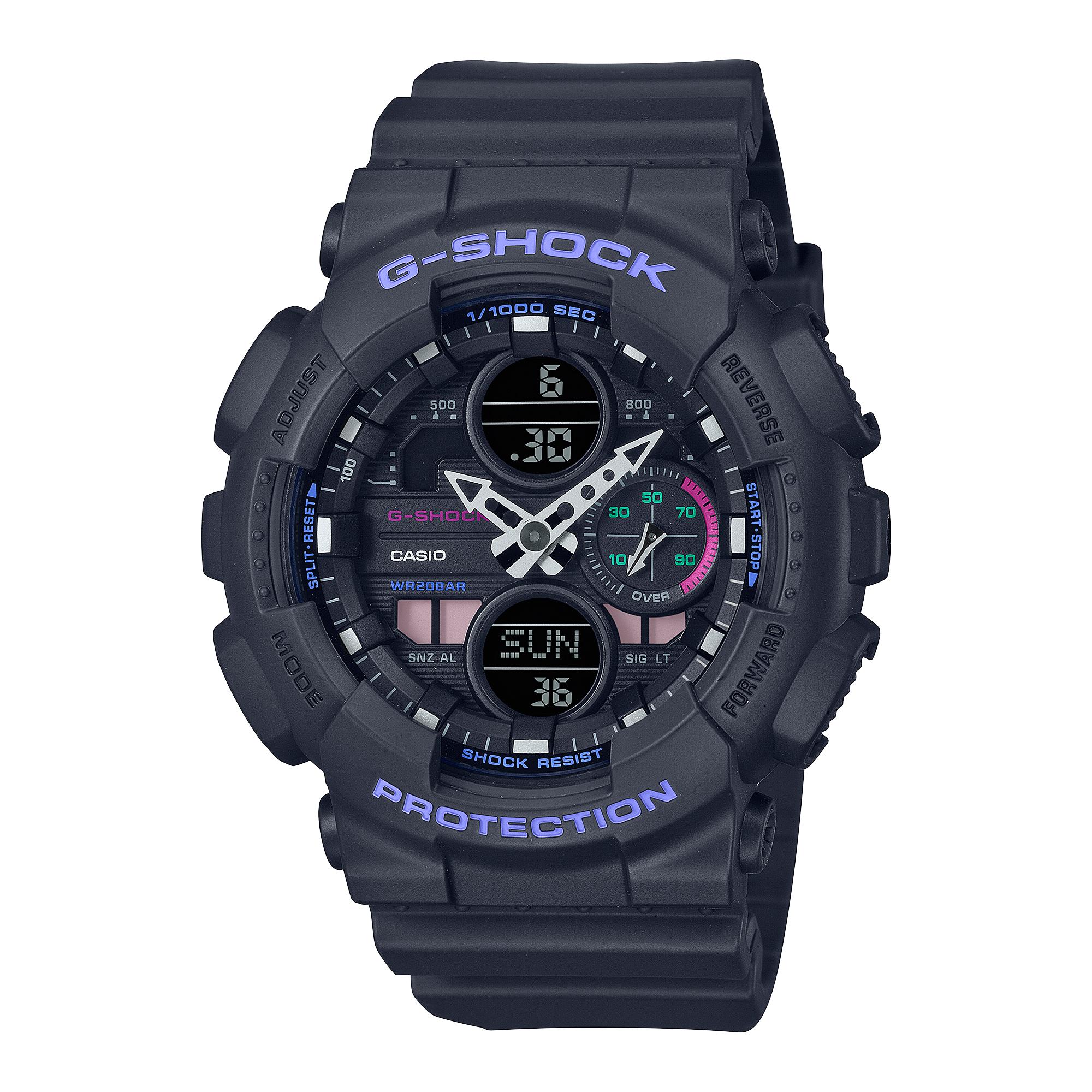 

Casio G-SHOCK Men s Resin 200M Water Resistant Digital Shock Resistant Quartz Watch GMA-S140-8A серый