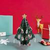 3D Wooden Christmas Tree Ornament Mini Christmas Tree Holiday Window Display Christmas Decorations