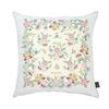 Kawashima Selkon MINTON Haddon Flower Panel Cushion Made In Japan Cover, Blue, 45x45cm, LL1242,