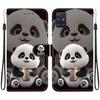 Handmade PU Leather Flip Case for Samsung Galaxy A51 5G (SM-A516F/A516B)- Anti-Slip Shockproof Cover with Wrist Strap & Heart/Rose Cat Designs