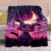 Pokémon Anime Flannel Blanket - Soft Warm Perfect for Sofa, Bedding Camping Travel Office Home Decor -QJY