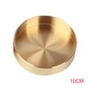 Vintage Round Tray Copper Storage Box Holder Container Dish Disc Home Decor Decoration by Jooan