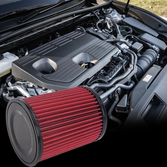 Air Filter for Ford for Lincoln for Volvo 2007-2019, High Flow Washable Reusable Engine Air Intake Filter, Cleaner, Replaces E-2993