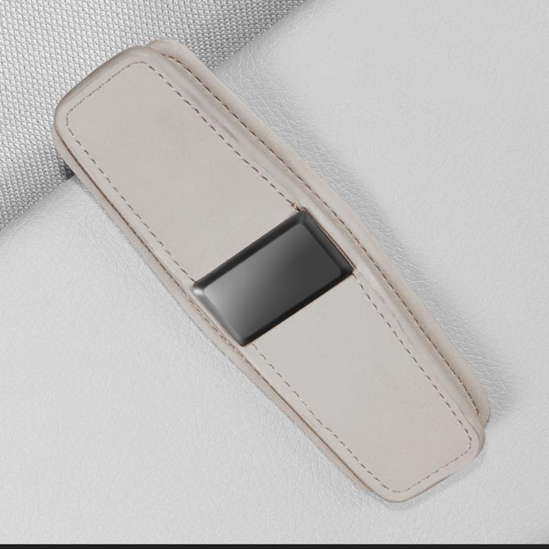 Car Sunglasses Holder Auto Sunglasses Double Clip Magnetic Glasses Eyeglass Clip For Car Ticket Card Clip Sunglasses Mount