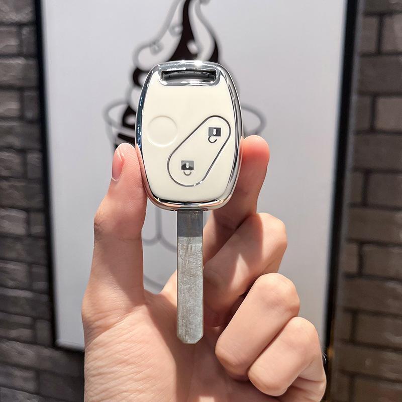 Custodia Guscio Copertura TPU per Chiave Telecomando Auto per Honda Accord Civic CRV CR-V Pilot Insight Ridgeline Protettore Supporto Fob Borsa Accessori