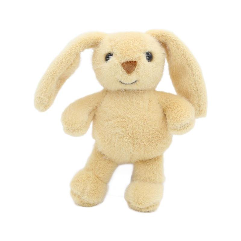 Cartoon Rabbit Doll Keychain Pendant Cute Doll School Bag Hanging Decoration Birthday Gift Plush Toy
