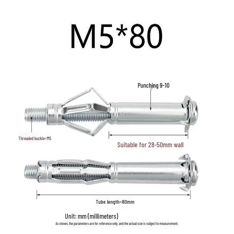 Hollow Wall Gecko Screw Drywall Anchor Expansion Bolt