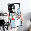 Cartoon Cute Shark Soft Phone Case For Samsung Galaxy S26 Ultra S25 Edge S24 FE S23 Plus S22 S21 + S20 Plating Anti-Fall Fundas
