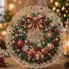 5D Diamond Painting Hanging Ornament Santa Claus Christmas Tree Decor Pendant with Chain Holiday Home Decoration