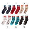 Women Multi-Color Xmas Gifts Winter Warm Stereoscopic Christmas Socks Cotton