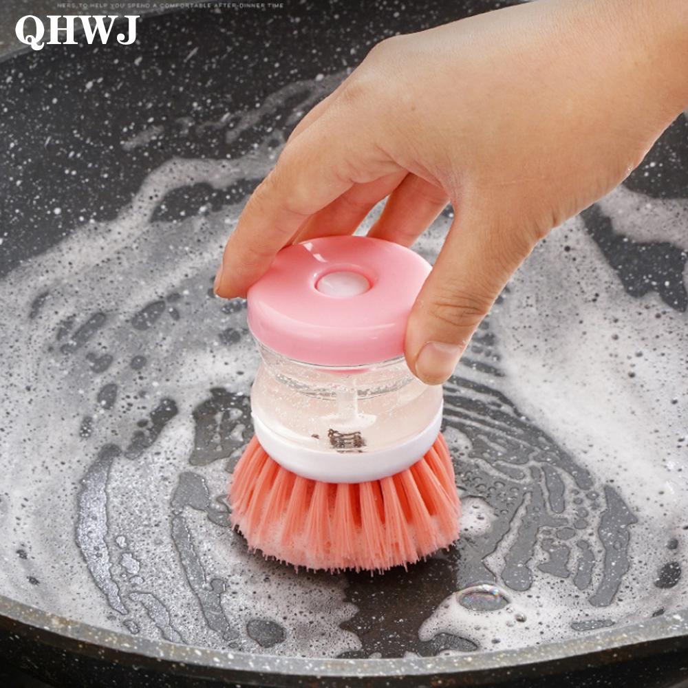 

Бытовая кухонная щетка для сковороды Автоматическая гидравлическая щетка для сковороды, щетка-дезактиватор, щетка для чистки, чаша с щеткой для моющего средства