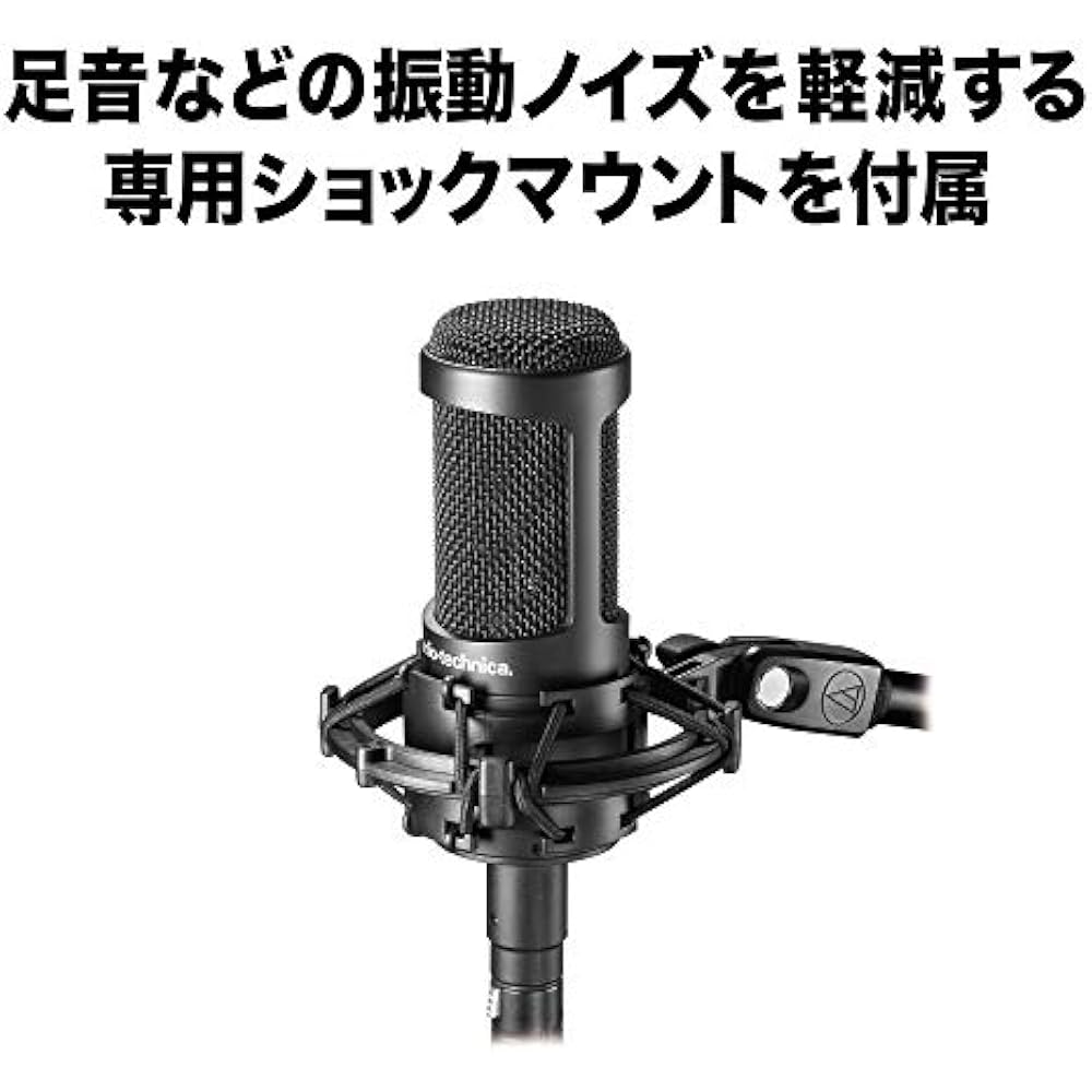 Audio-Technica AT2035 Condenser Microphone Single Directional/Low Cut Switch/Pad Switch/Exclusive...